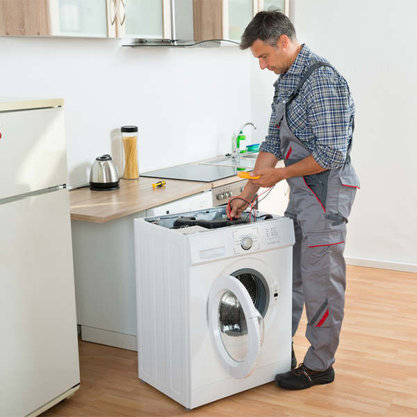 can you walk me through the steps of troubleshooting my washer issue in Forestville